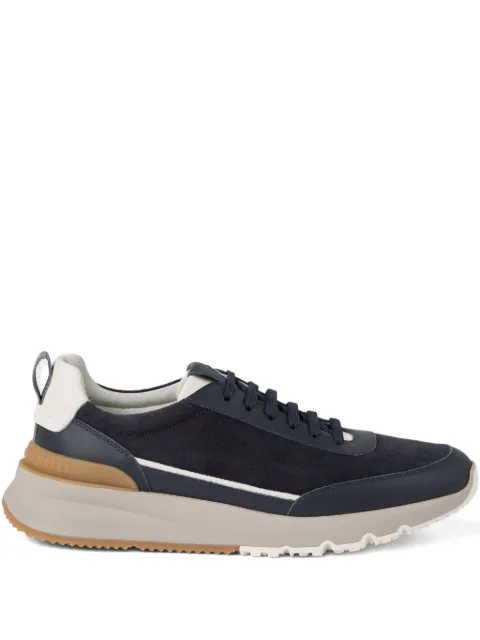 Brunello Cucinelli lace-up suede sneakers Blue MZUSGGO278CYD22
