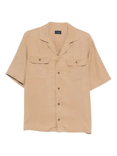 Paul & Shark double-pocket short-sleeve shirt Brown 25413307