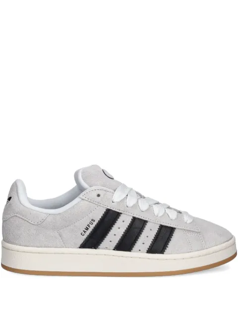 adidas three-stripes suede sneakers Grey JR1646