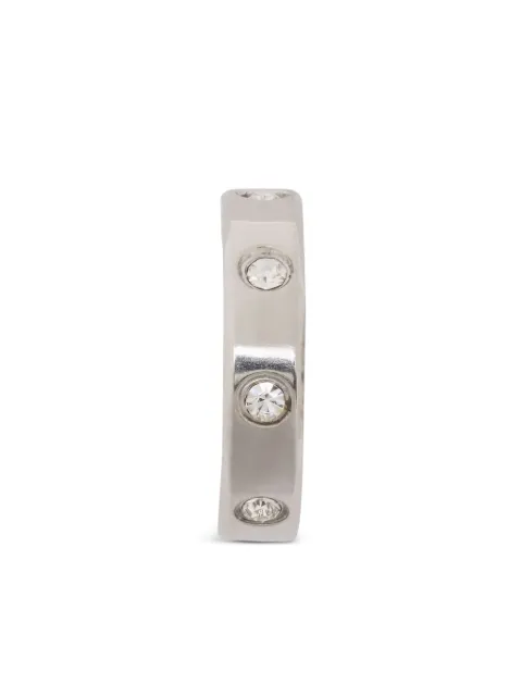 Kate Spade crystal-embellished hoop earrings Silver KE497