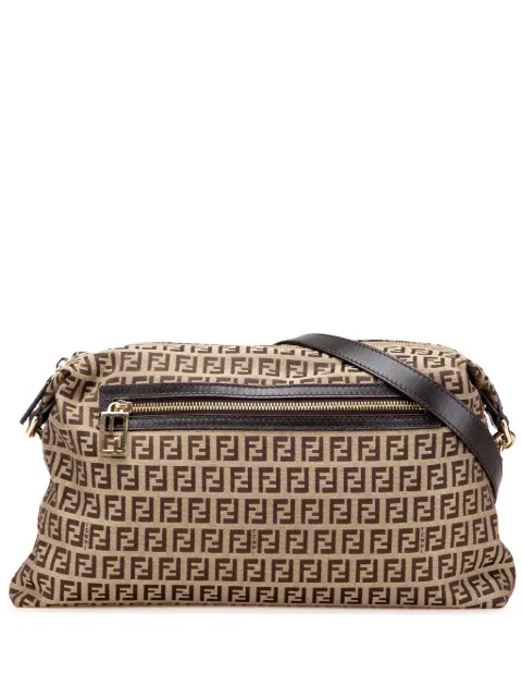 Fendi Pre-Owned 2010-2025 Zucchino Canvas crossbody bag Brown MHESWK19JA56XZI6