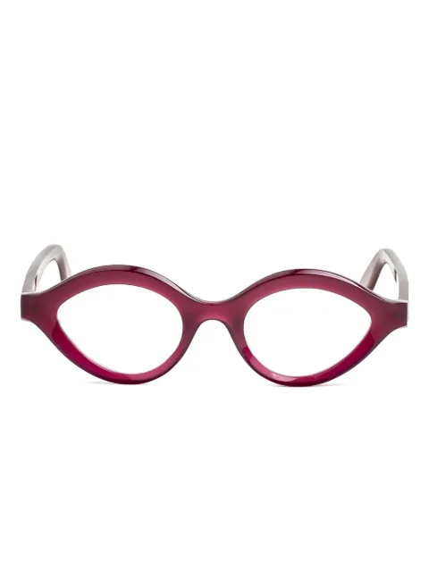 Lapima Isa curved-frame glasses Purple ISA