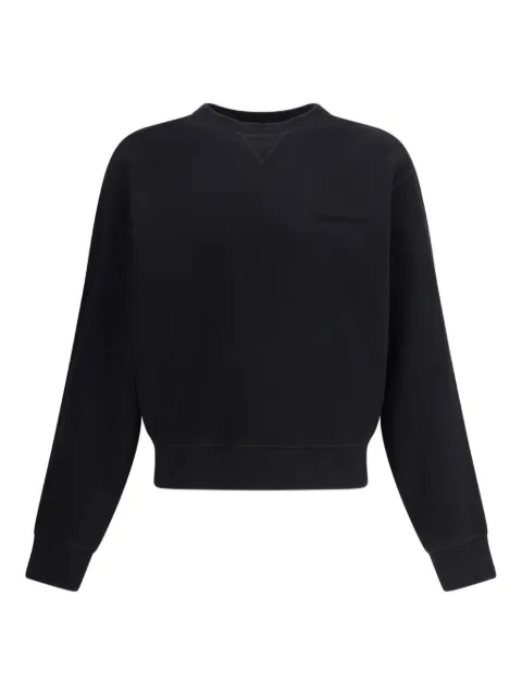 DSQUARED2 ribbed-hem crew-neck sweatshirt Black S74GU0877S25516