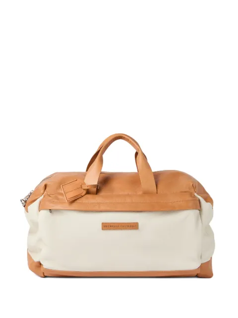 Brunello Cucinelli grained leather active bag Neutrals MBATBU395COK17