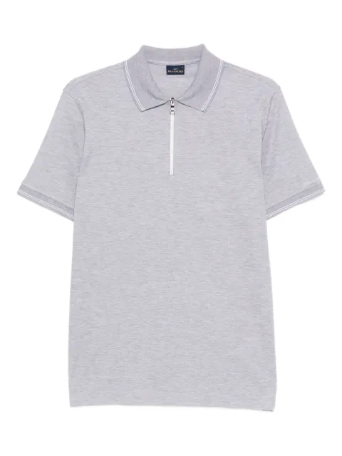 Paul & Shark short-sleeve half-zip polo shirt Grey 24411242