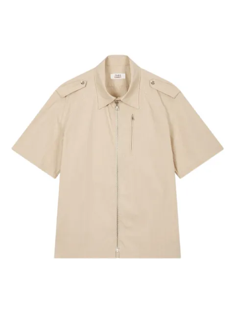 TOMBOY zip-fastening short-sleeve shirt Neutrals 91U5221051