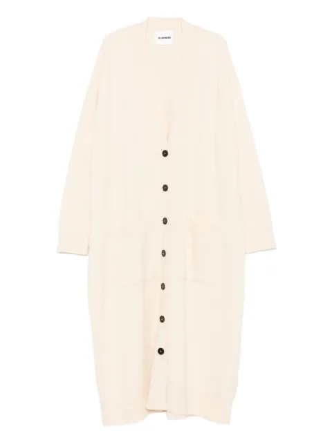 Jil Sander button-front coat Neutrals J02HP0030J14506