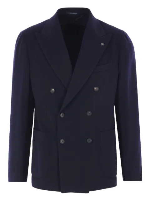Tagliatore peak-lapel double-breasted blazer Blue 1SMC20K010025I3168