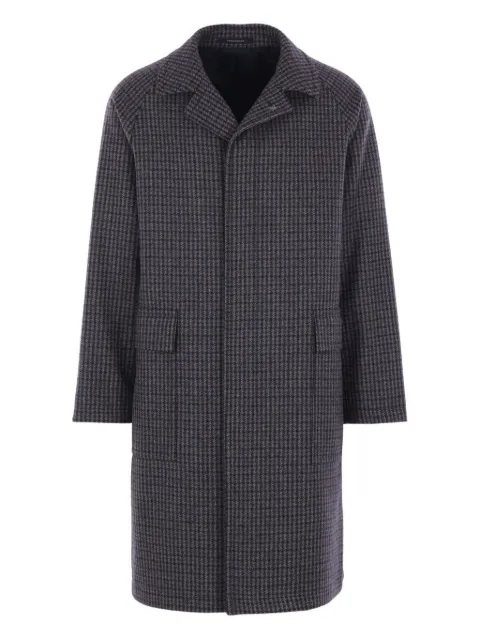Tagliatore houndstooth-pattern coat Blue LOYDS340325EB