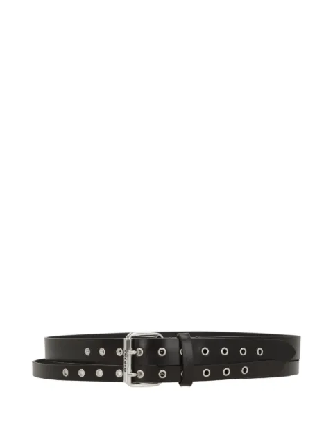 ISABEL MARANT eyelet buckle belt Black CE373CFAC4B03A
