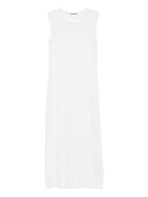 Jil Sander sleeveless round-neck dress White J01CT0024J70026