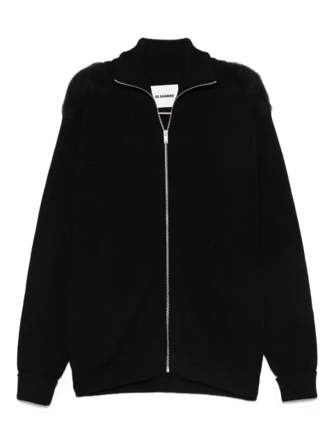 Jil Sander high-neck zip-up cardigan Black J22HP0044J14777