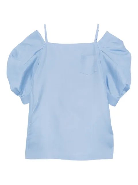 sacai double-faced mini dress Blue 2507747