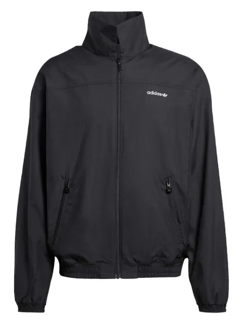 adidas logo-embroidered jacket Black JX3070