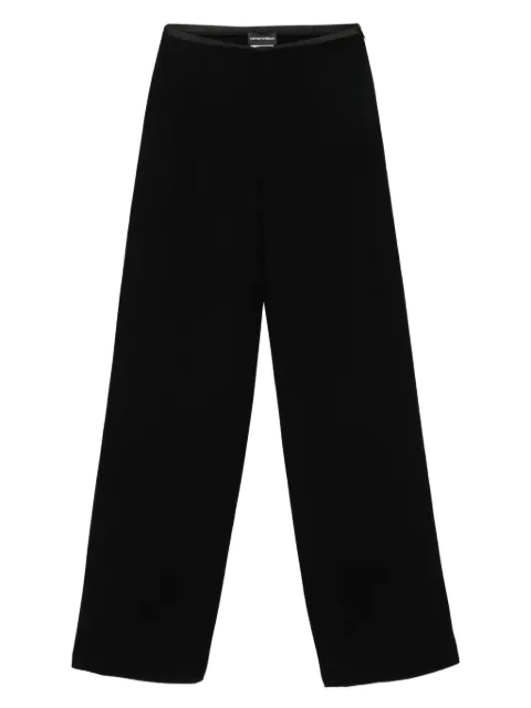 Emporio Armani wide-leg trousers Black EW001145AF17481