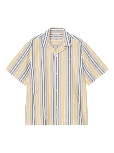 Carhartt WIP stripe short-sleeve shirt Yellow I0351543G8XX
