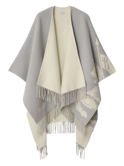 Burberry wool blend scarf Grey 8110228