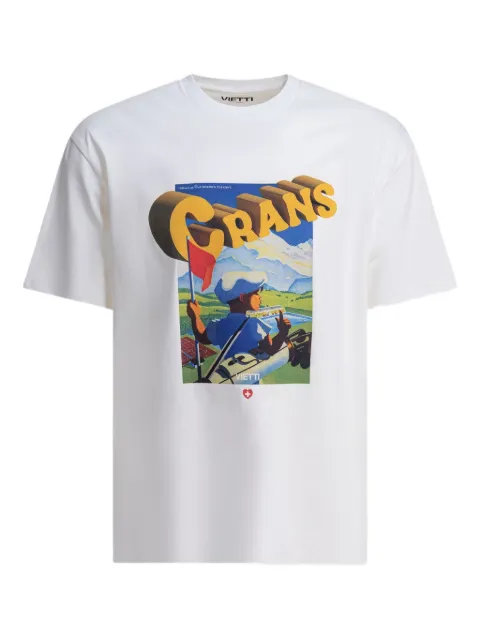 VIETTI MERCHANDISE Poster Crans graphic tee White TSHIRTPOSTERCRANS1