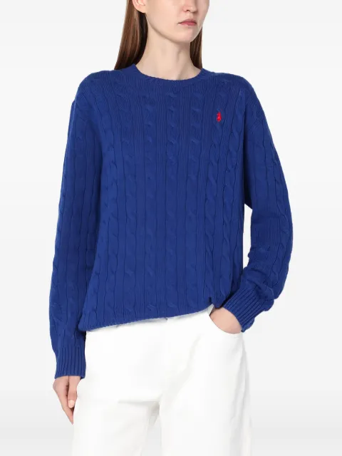 Polo Ralph Lauren cable-knit crewneck sweater Blue 211972115005