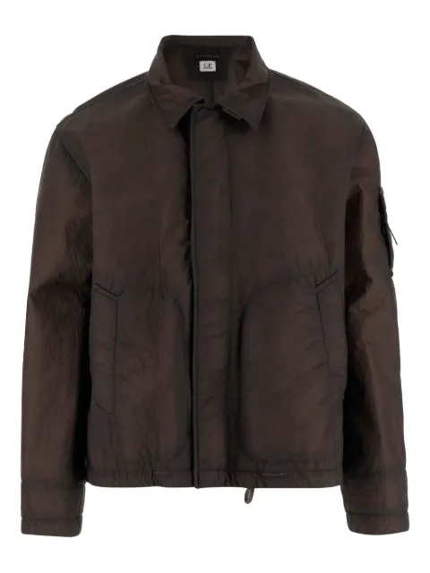 C.P. Company quilted lens-pocket jacket Green 19CMOW221A110403G683