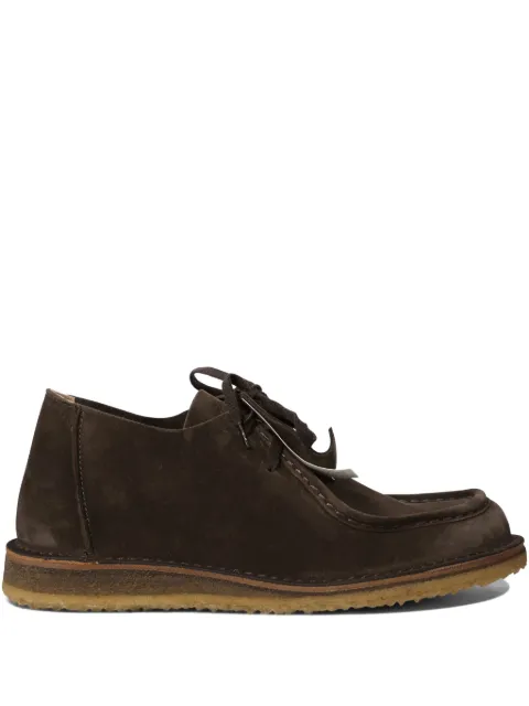 Astorflex lace-up suede loafers Brown BEENFLEX001480