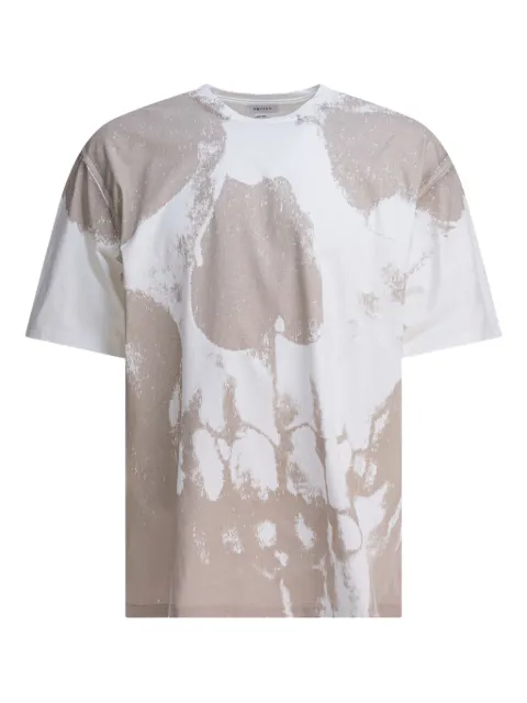 Alexander McQueen skull-print cotton T-shirt Neutrals 815067QTAC50979