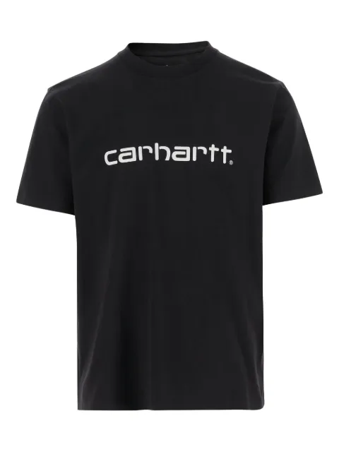 Carhartt WIP Script logo-print cotton T-shirt Black I0357000D2XX