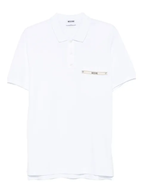 Moschino logo-detail polo shirt White A16075242