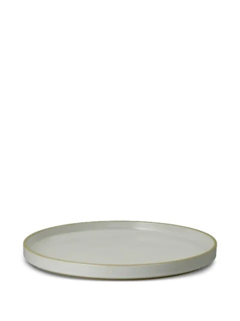 Hasami Porcelain round porcelain plate Grey HPM005