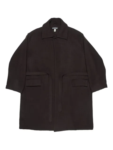 monitaly pocket coat Brown M320121