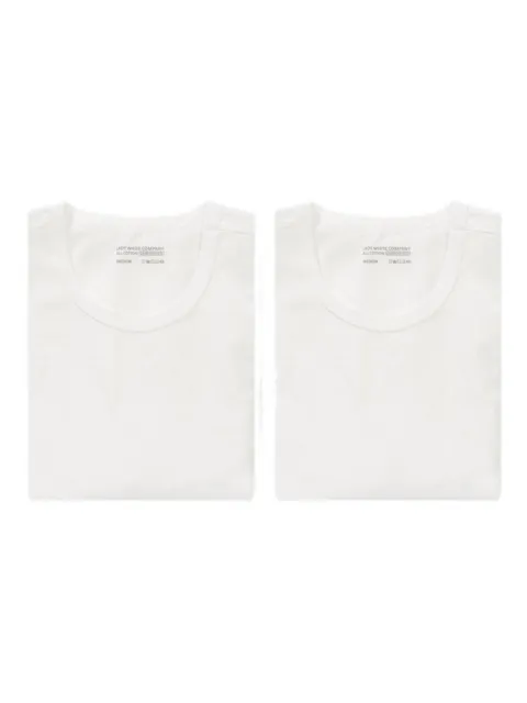 Lady White Co. crew-neck cotton T-shirt (pack of two) White LW101T