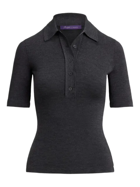 Ralph Lauren Collection wool polo shirt Grey 290P07260001