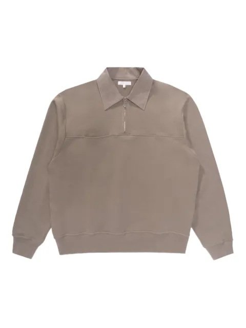 Lady White Co. Anderson Quarter Zip polo shirt Grey LW635