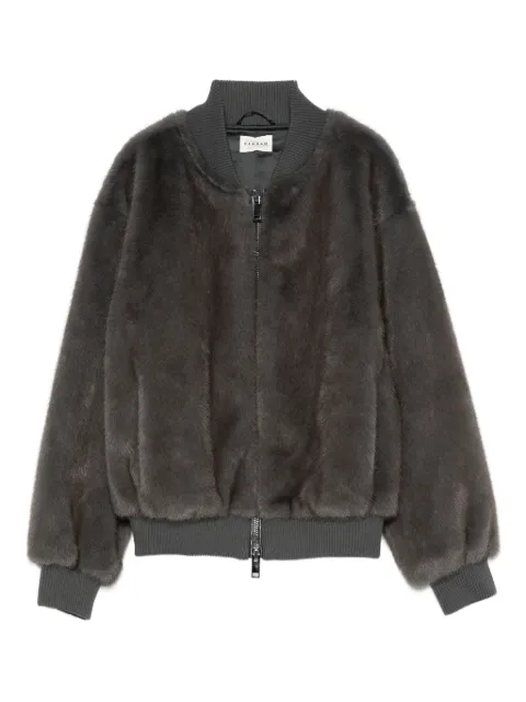 P.A.R.O.S.H. faux-fur bomber jacket Blue D431754PULSE