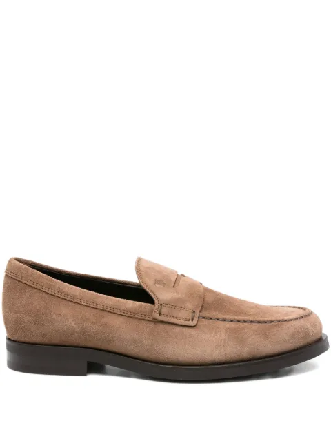 Tod's suede penny loafers Brown XXM0F0Q920RE0S