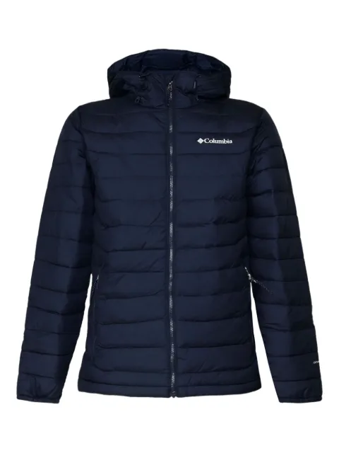 Columbia quilted hooded jacket Black 2086944464464
