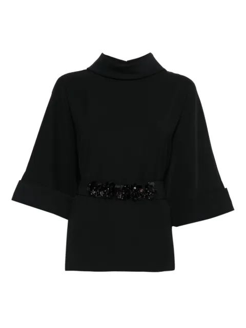 P.A.R.O.S.H. belt-embellished blouse Black D313105RPOKER25