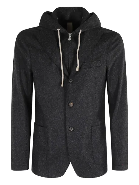 Eleventy hooded blazer Black L70GIAF02BTCRNJAC24018097