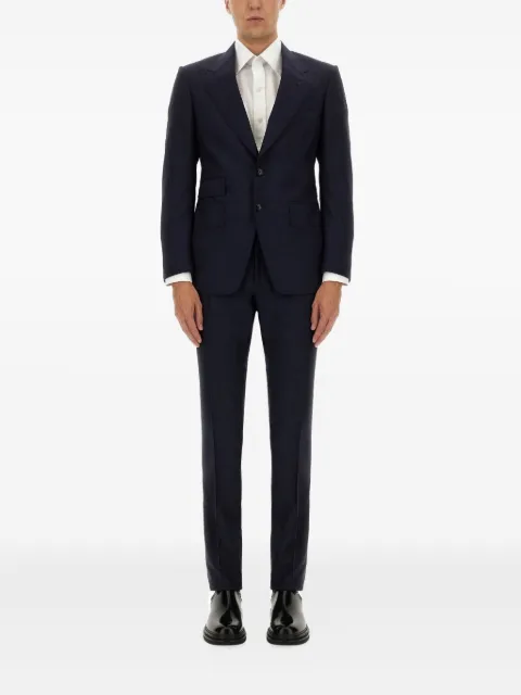 TOM FORD wool buttoned suit Blue 2LEP01WOS02