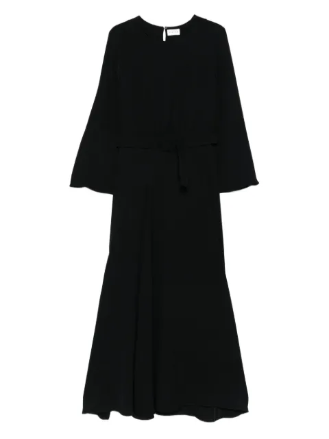 P.A.R.O.S.H. belted flared dress Black D726060POKER25