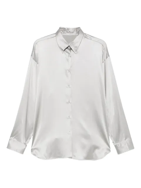 Ermanno Scervino button-down satin shirt Grey D472K352HKC