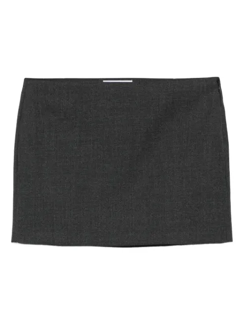 Givenchy straight wool mini skirt Grey BW40ZS14FU