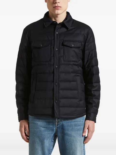 Peserico quilted shirt jacket Blue R5226002574