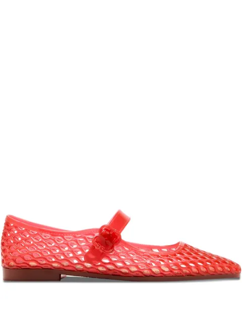 Sam Edelman net-pattern pumps Red J5328S1
