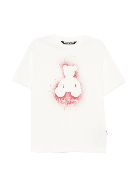Palm Angels Bear in Mind Ove T-shirt White PMAA109F25JER00B0325