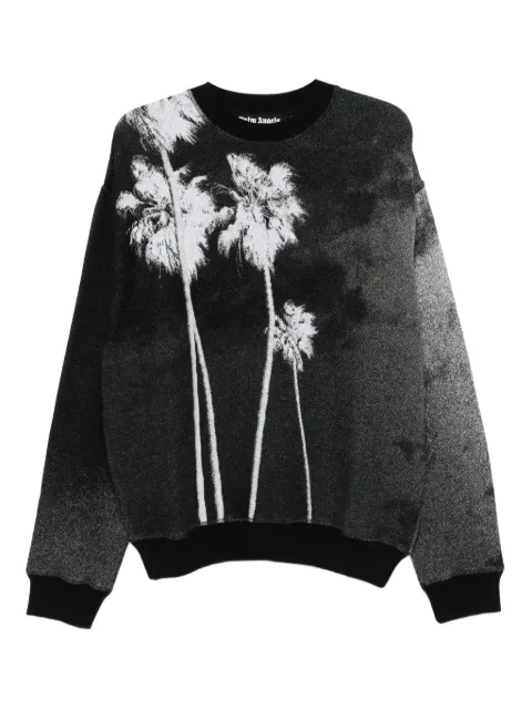 Palm Angels cotton sweatshirt Black PMHE086F25KNI001