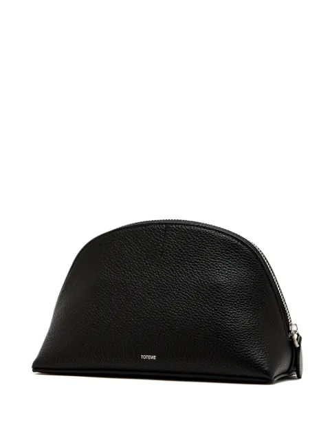 TOTEME small grained-leather day pouch Black 254WAM0054LE0139001