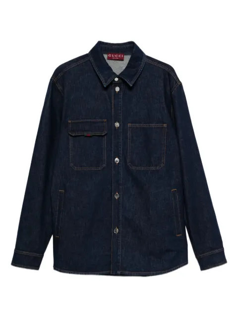 Gucci button-fastening denim shirt Blue 820358XDDBG