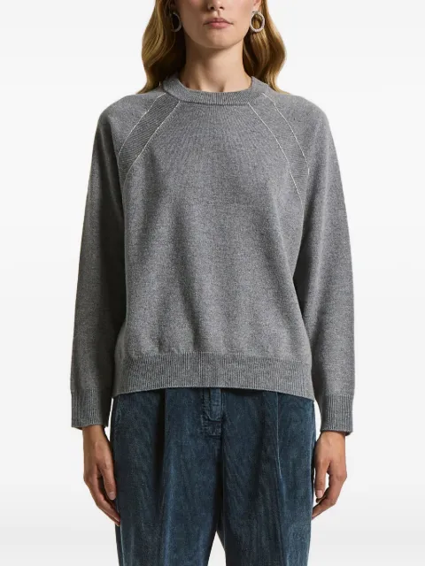 Peserico crew-neck sweater Grey S99382F1209283
