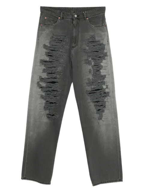 MM6 Maison Margiela distressed-frayed jeans Grey SH0LA0030M30011